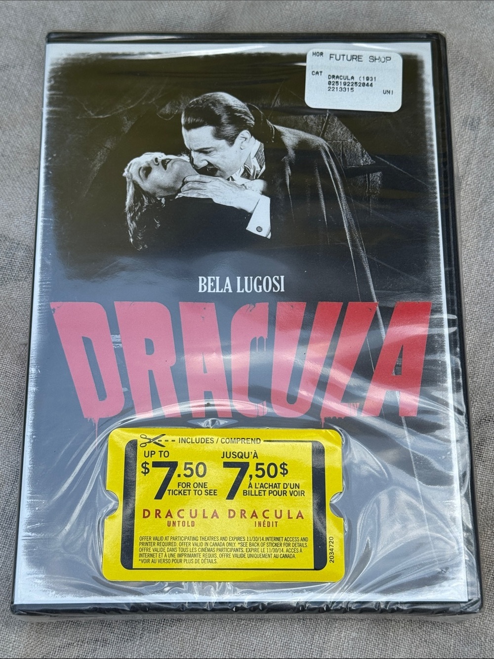 Bela Lugosi - Dracula DVD - NWT dvd
